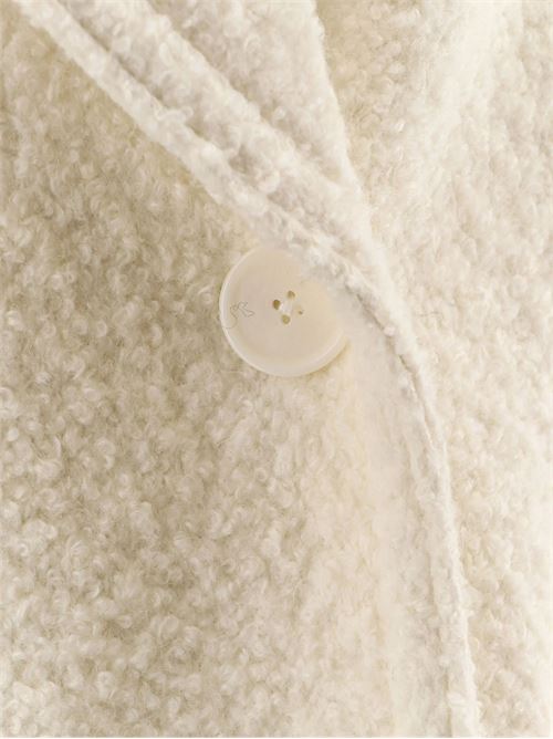 Cappotto linea squadrata e lavorazione bouclé Boss Orange | 50548664118